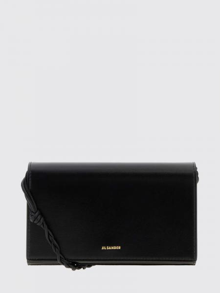 Tangle Mini Leather Jil Sander Crossbody Bag with Braided Strap