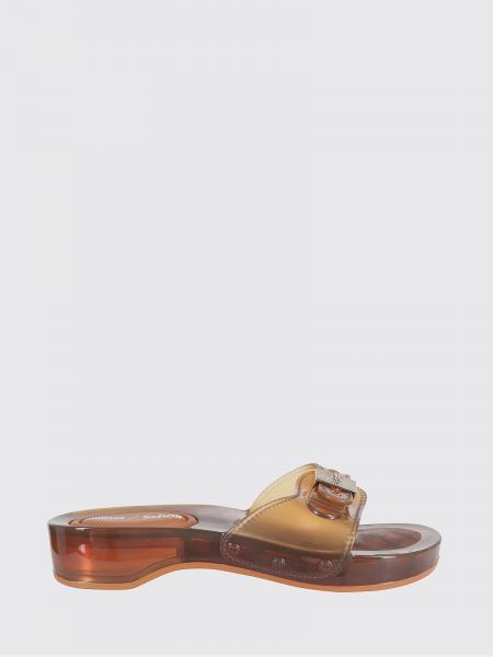 Melissa x Scholl Pescura PVC Mules Sandals with Adjustable Strap