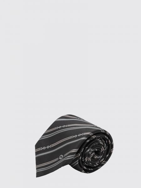 Gucci Silk Tie with Regimental Pattern and GG Jacquard Monogram