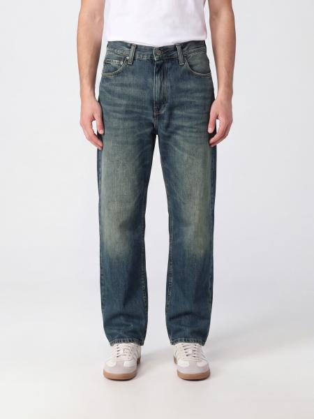 Jean Aaron Carhartt WIP en denim de coton à la coupe tapered