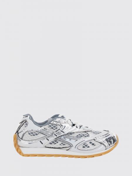 Orbit Bottega Veneta Technical Mesh Sneakers in a Bicolor Design