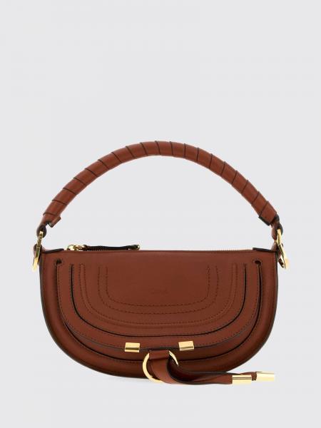 Marcie Handbag Chloé in Calfskin Leather with Braided Handle