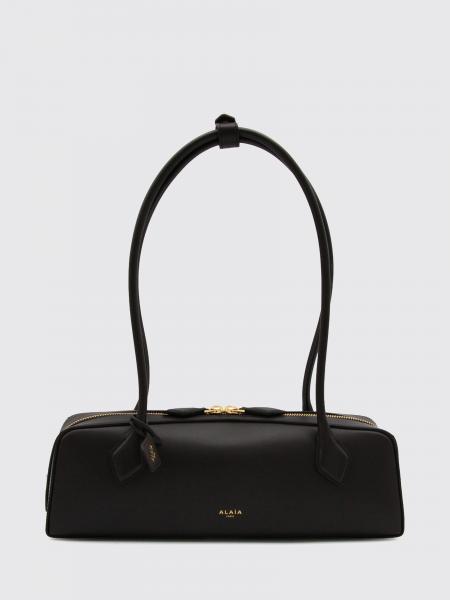 ALAÏA Le Teckel 中号管状双手柄皮革单肩包