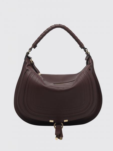 Marcie Shoulder Bag Chloé in Calfskin Leather with Braided Handle
