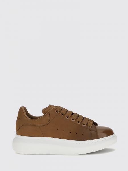 Sneakers Oversize McQueen low top in pelle di vitello con suola chunky