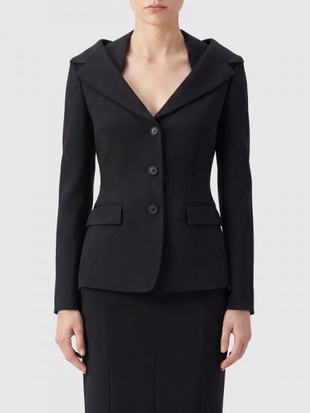 Single-Breasted Wool Blazer McQueen with a Slim Fit and Notched Lapels
