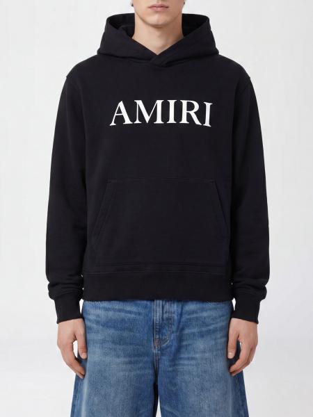 Amiri Relaxed Fit Cotton Hoodie with Contrast Logo