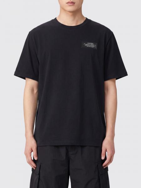 Crewneck Pure Cotton T-Shirt Amiri with Contrasting Logo