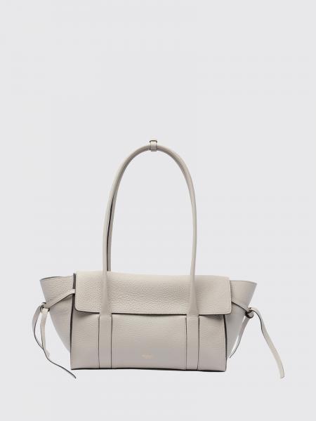 Borsa a spalla Soft Bayswater Mulberry in pelle di vitello a grana
