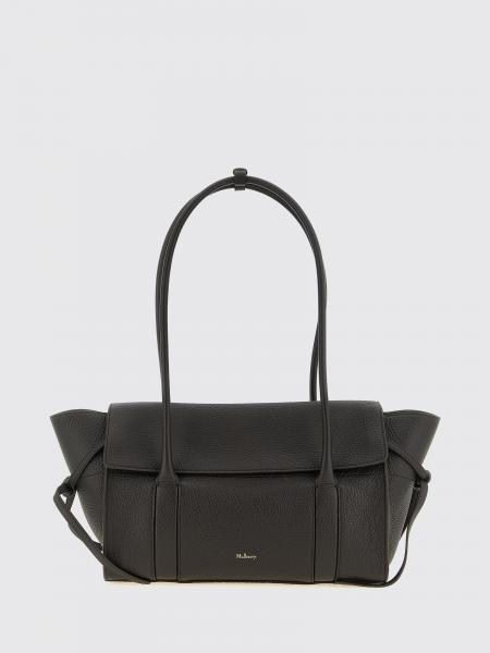 Soft Bayswater Shoulder Bag Mulberry in Grained Calf Leather