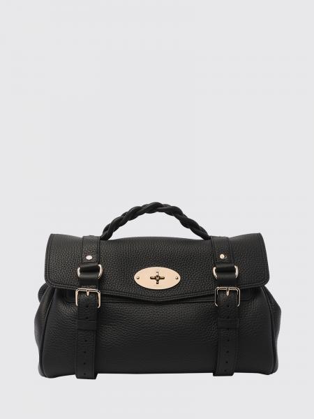 Alexa Handbag Mulberry in Calf Leather with Braided Handle