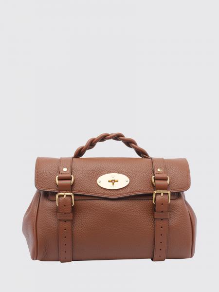 Alexa Handtasche Mulberry aus Kalbsleder mit geflochtenem Griff