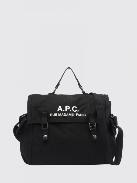 A.P.C. Récupération 棉质旅行包，配有印花徽标和可拆卸肩带