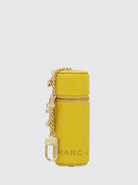 Marc Jacobs The Lipstick Cylindrical Leather Keyring with Charm and Zip