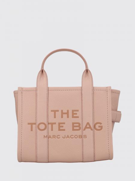 Marc Jacobs The Small Tote Bag in Leather with Tone-on-Tone Logo
