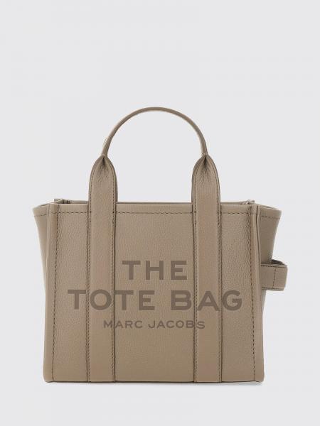 Marc Jacobs The Small Tote Bag in Leather with Tone-on-Tone Logo