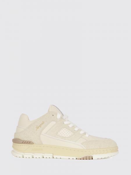 Axel Arigato Area Lo Fluffy Leather and Suede Sneakers with Mesh Interior