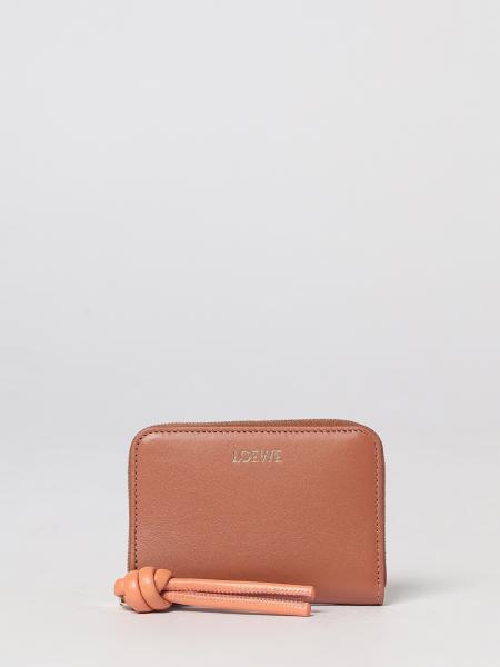 Cartera continental Loewe de napa de ternera con cierre de cremallera
