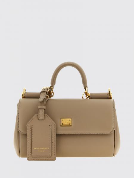 Borsa a mano mini My Sicily Dolce & Gabbana in pelle con charm logato