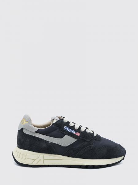 Autry Reelwind Nylon and Suede Sneakers with Serrated Sole