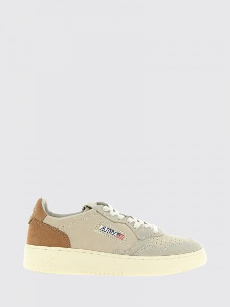 Medalist Low Top Trainers Autry in Bicolour Leather and Suede