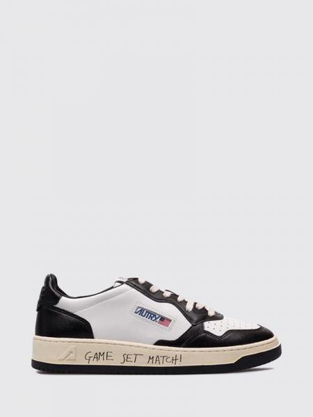 Medalist Low Top Trainers Autry in Bicolour Leather and Suede