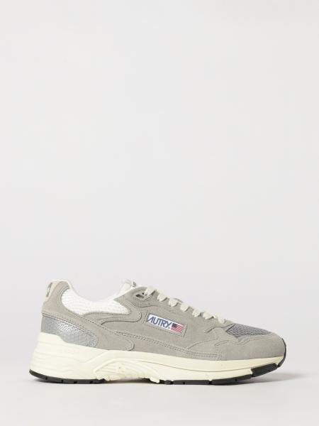 Autry Hyperway Bicolour Leather and Mesh Low-Top Sneakers