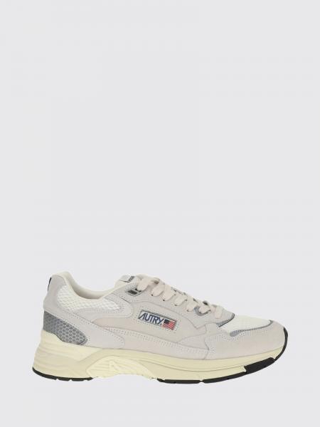 Autry Hyperway Bicolour Leather and Mesh Low-Top Sneakers