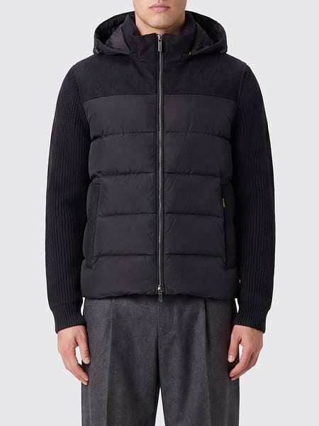 Jesse-STP Quilted Wool and Cashmere Down Jacket Moorer with Hood