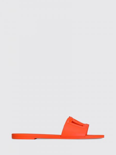 Engraved Logo Rubber Slide Sandals Dolce & Gabbana