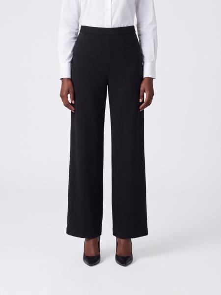 High-Waisted Wide-Leg Crêpe Palazzo Trousers Max Mara