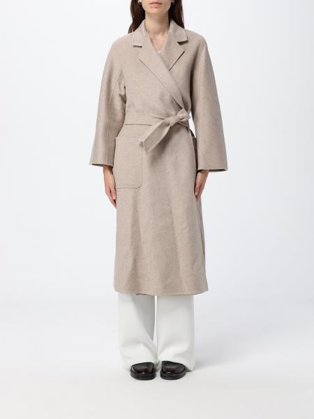 Ludmilla Long Cashmere Belted Robe Coat Max Mara