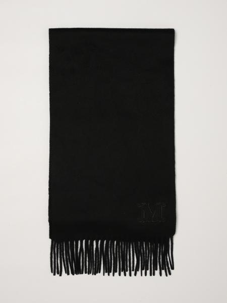 MAX MARA Dalia 字母组合图案流苏饰边纯羊绒围巾