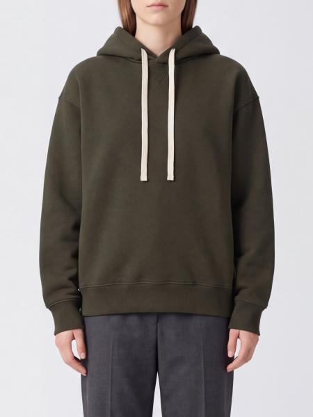 Jil Sander Relaxed-Fit Cotton Hoodie with Drawstring Hood and Contrast Logo
