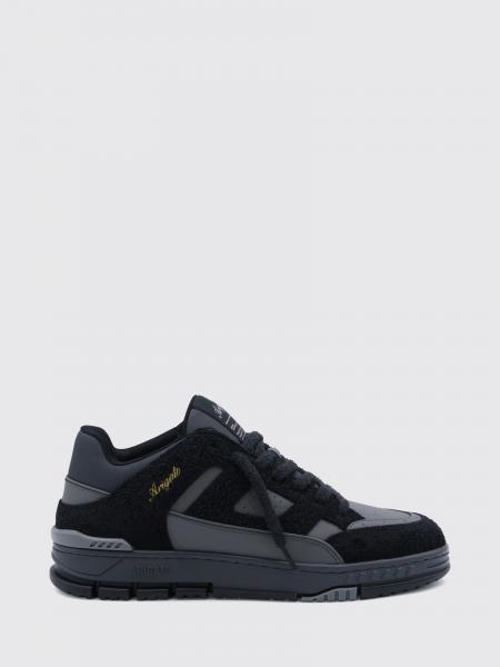 Axel Arigato Area Lo Bicolour Leather and Suede Sneakers with Laminated Logo