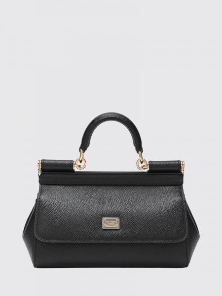 Sicily Mini Grained Calfskin Handbag Dolce & Gabbana
