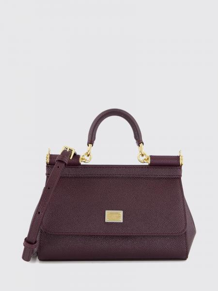 Mini borsa a mano Sicily Dolce & Gabbana in pelle di vitello a grana
