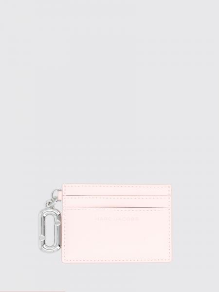 Marc Jacobs Flat Leather Card Holder with Double J Logo