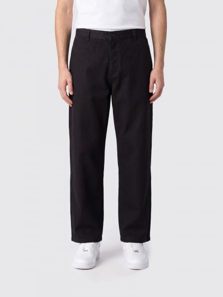 Carhartt WIP Brady Wide Leg Cotton Trousers with Rear Logo