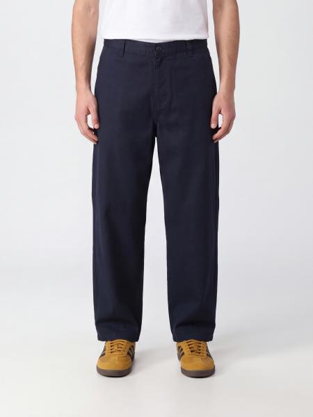 Pantaloni wide leg Brady Carhartt WIP in cotone con logo posteriore