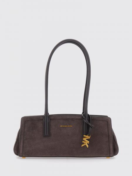 Замшевая сумка на плечо Laila от Michael Kors с подвеской-логотипом