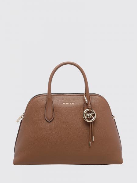 Freddie Leather Handbag Michael Kors with MK Monogram and Logo Charm