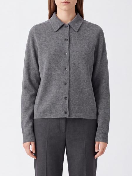 Cardigan Toteme in puro cashmere con colletto stile polo e bottoni