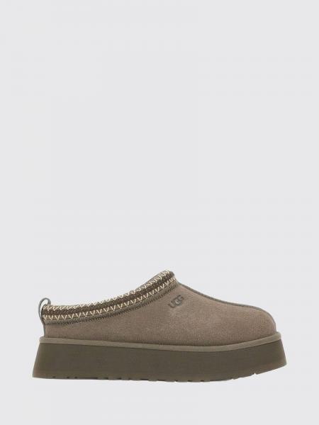 UGG 태즈 II 스웨이드 플랫폼 솔 콘트라스트 스티칭 뮬