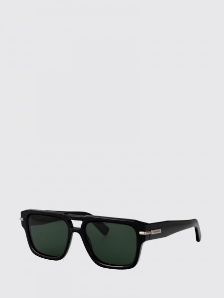 Rechteckige Ferragamo Aviator-Sonnenbrille aus Acetat mit Doppelsteg