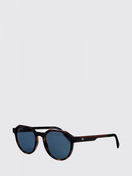 Aviator-Sonnenbrille von Lacoste aus Acetat in Schildpattoptik mit Monogramm-Logo