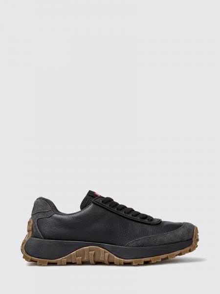 Camper Drift Trail Low Top Grained Leather Sneakers with Vibram Sole