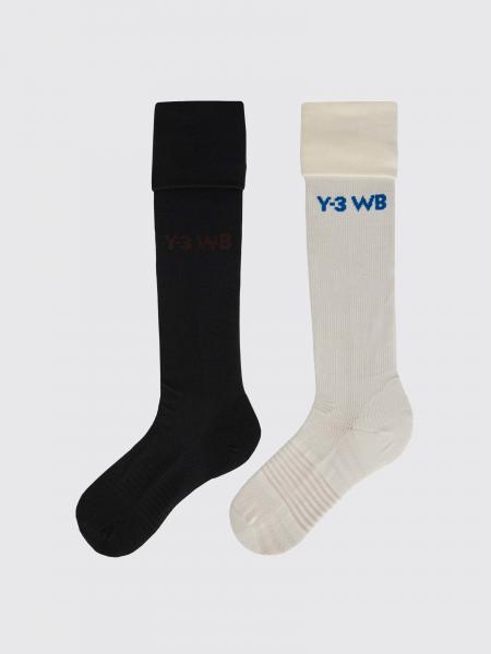 Gerippte Baumwollsocken Y-3 x Wales Bonner mit Jacquard-Logo
