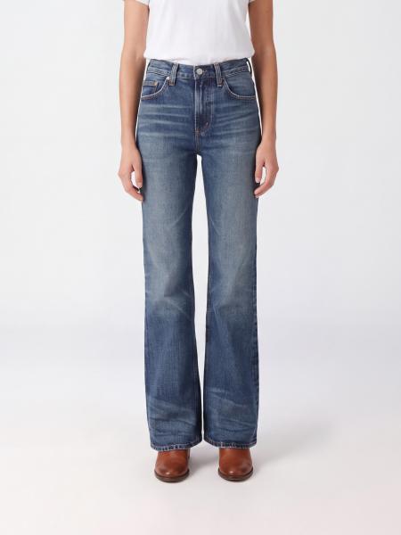 Agolde Kick High-Waisted 5-Pocket Flared Jeans in Cotton Denim
