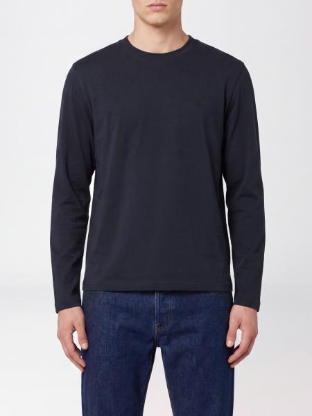 Long-Sleeved Cotton Jersey T-Shirt AMI PARIS with Embroidered Logo
